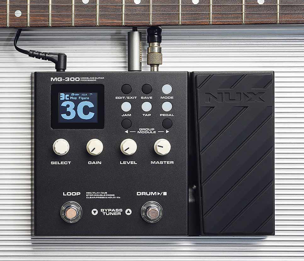 NUX MG300 Guitar Modelling Processor Multi Effects Pedal